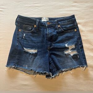 Universal Thread Blue Distressed Denim Women’s Shorts